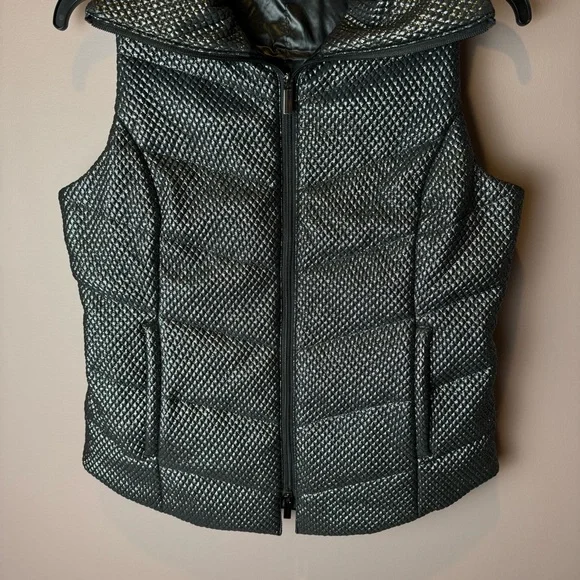 Chicos Zenergy Quilted Foil Puffer Vest 6 - Picture 7 of 11